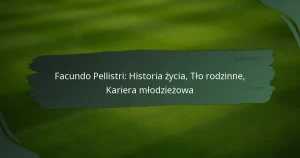 Facundo Pellistri: Historia życia, Tło rodzinne, Kariera młodzieżowa